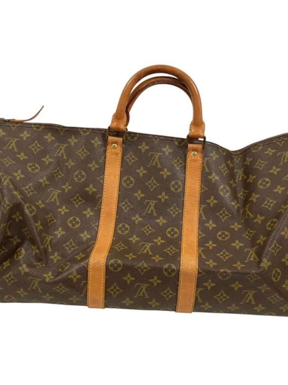 Louis Vuitton Keepall 55 Monogram Boston Bag Brown - Picture 2 of 16